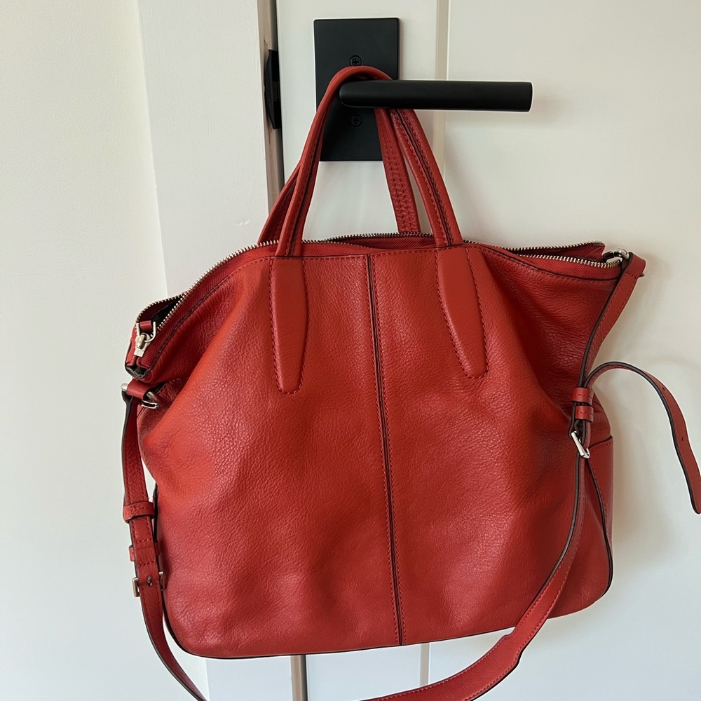 Tumi Voyaguer Leather Tote Bag